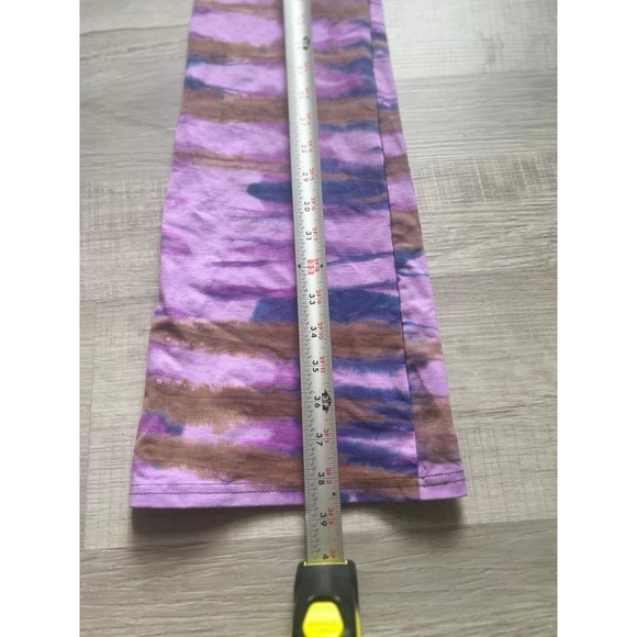 Purple tye dye leggings flare stretch - Picture 8 of 9